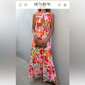Runaway the label del mare dress Floral maxi dress